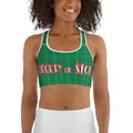 Naughty or Nice Sports Bra