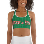 Naughty or Nice Sports Bra