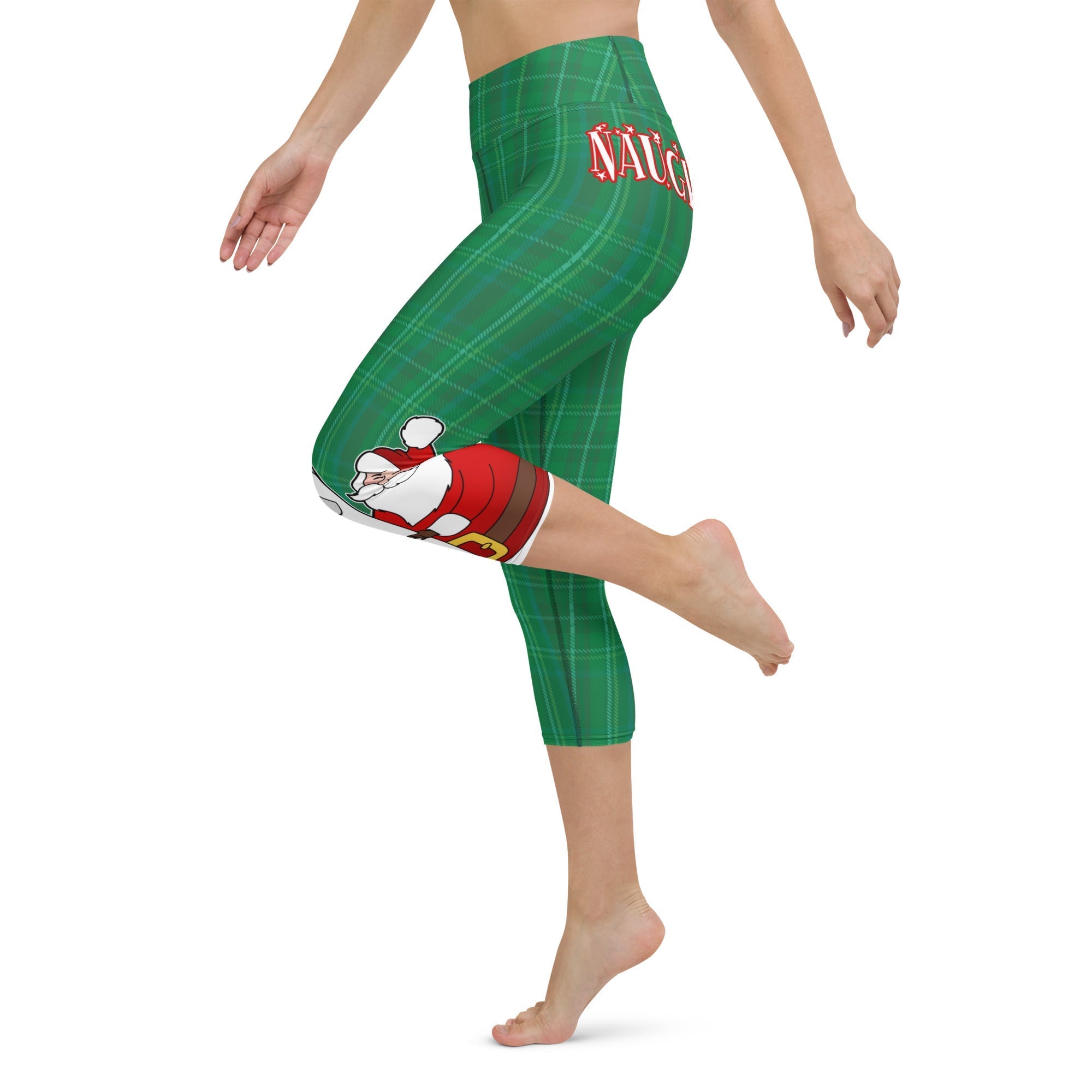 Naughty or Nice Yoga Capris