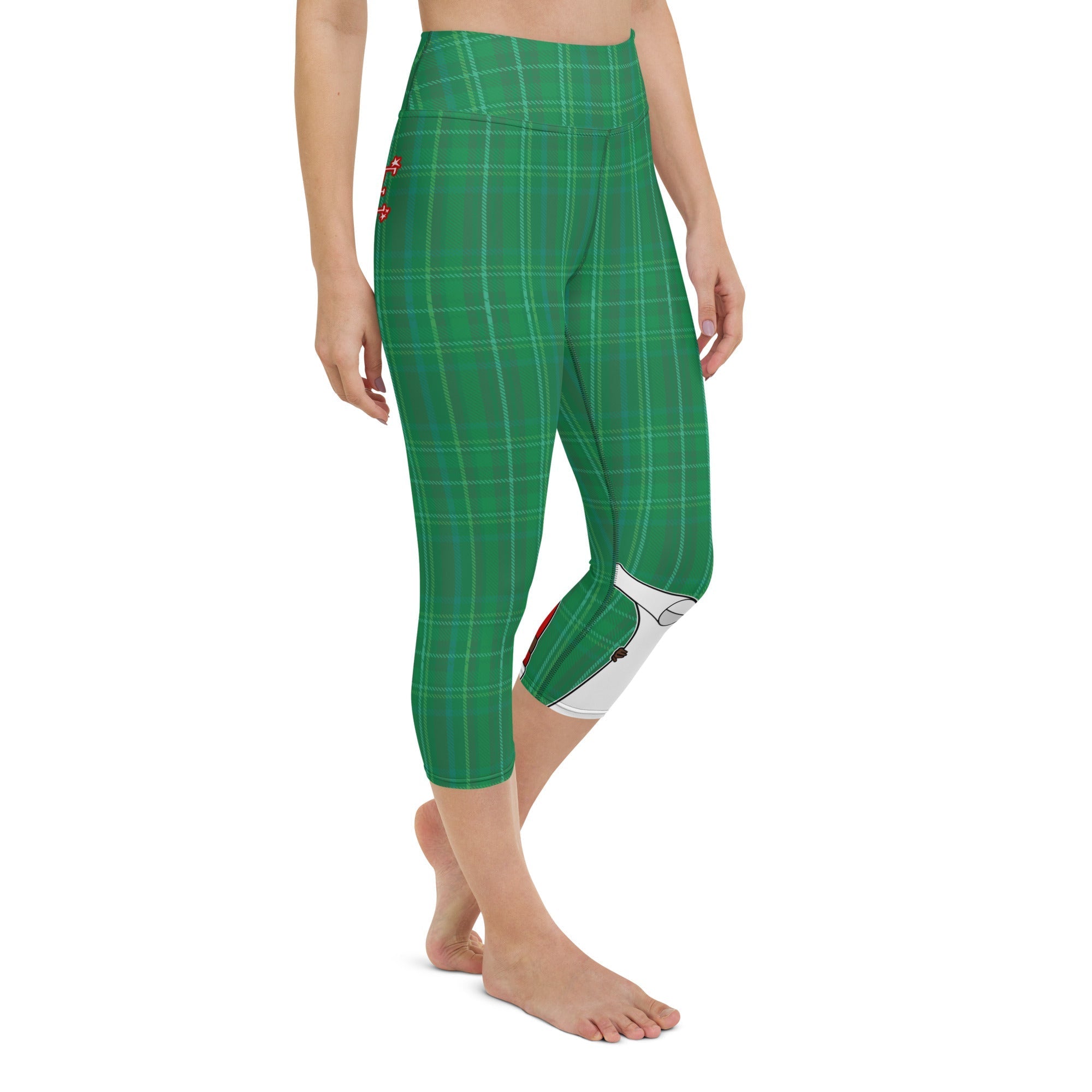 Naughty or Nice Yoga Capris