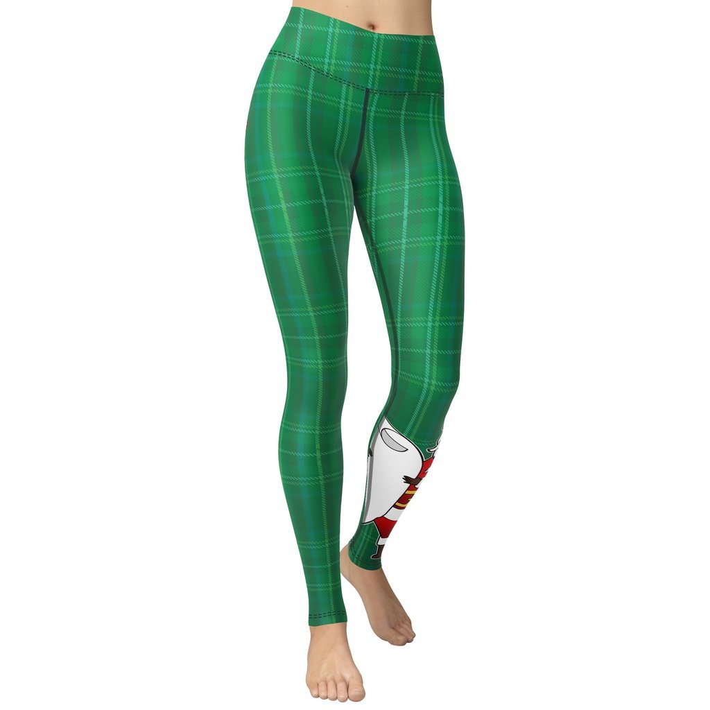 Naughty or Nice Yoga Leggings