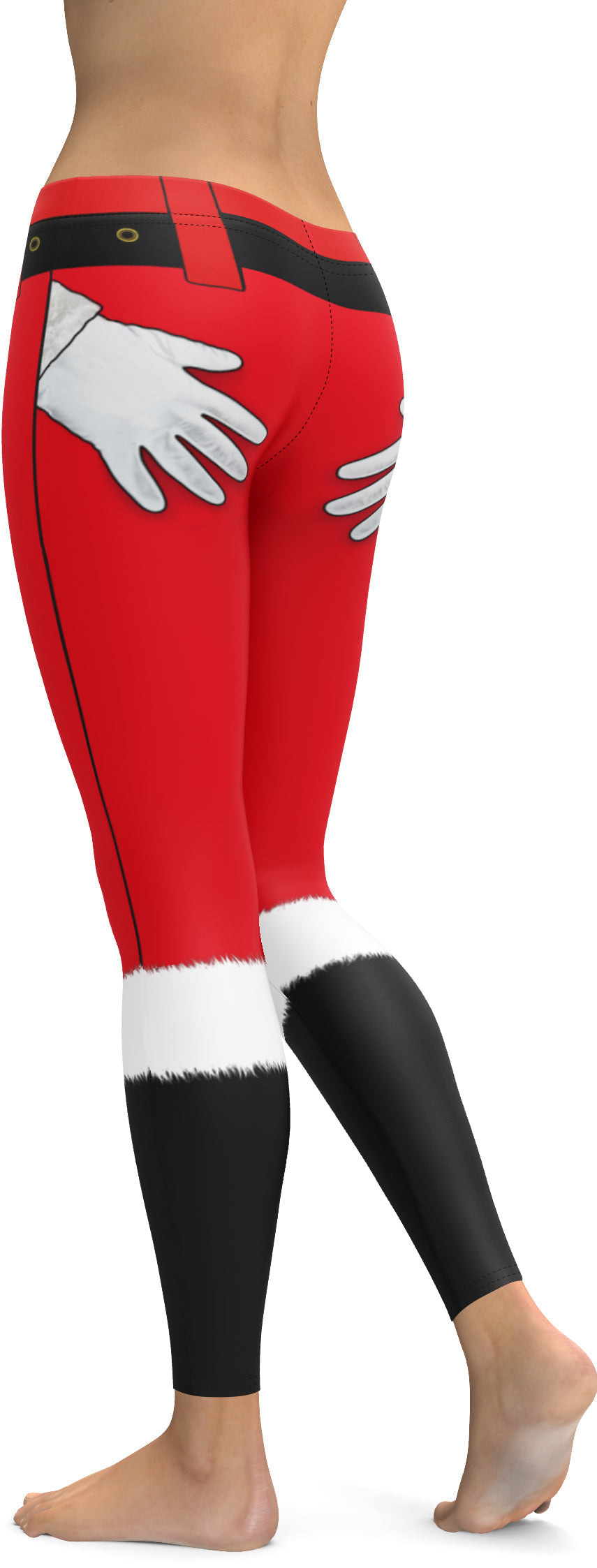 Naughty Santa Outfit Leggings