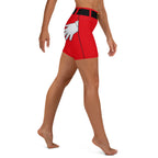 Naughty Santa Outfit Yoga Shorts