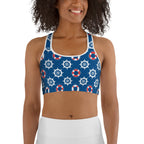 Nautical Sports Bra