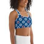 Nautical Sports Bra