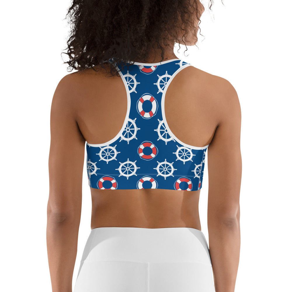 Nautical Sports Bra