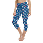Nautical Yoga Capris