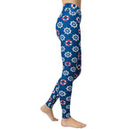 Nautical Yoga Leggings