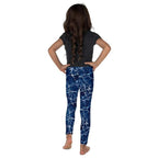 Navy Blue Marble Kid's Leggings