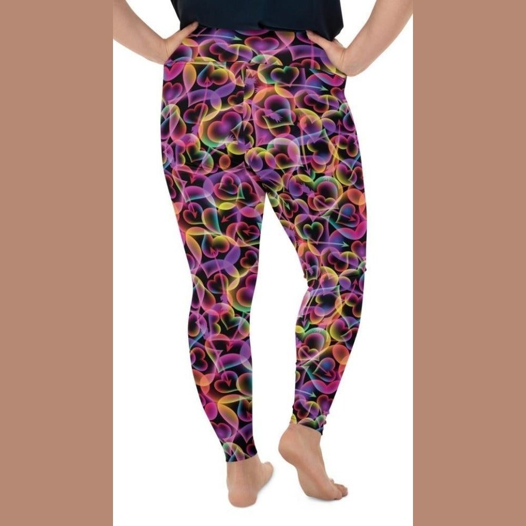 Artsy Heart Plus Size Leggings
