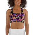 Artsy Heart Sports Bra