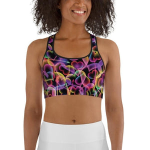 Artsy Heart Sports Bra