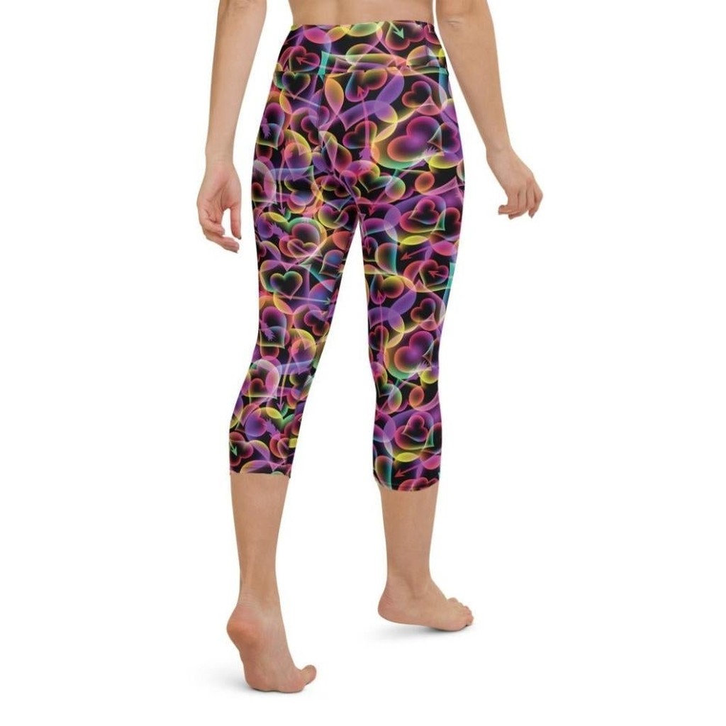 Artsy Heart Yoga Capris