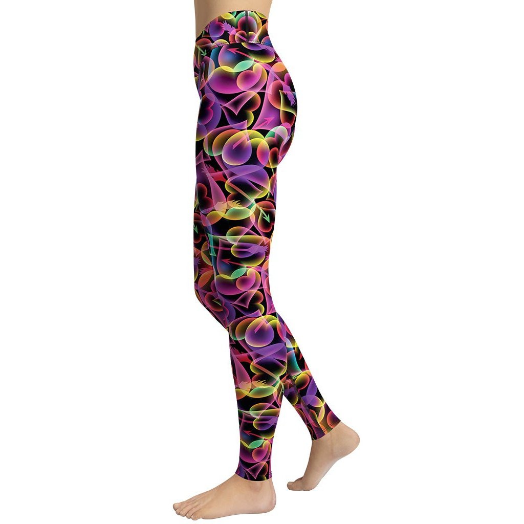 Artsy Heart Yoga Leggings