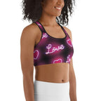 Neon Love Sports Bra