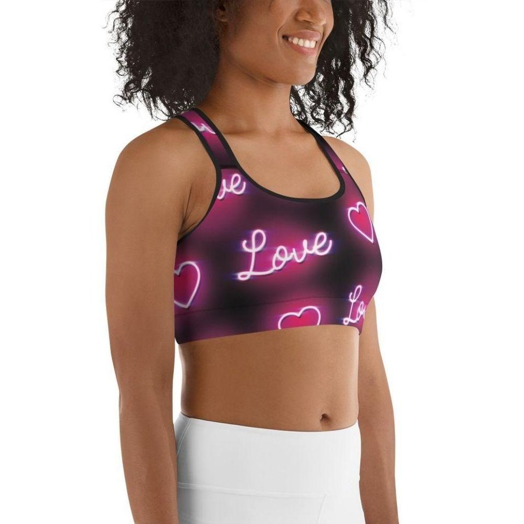 Neon Love Sports Bra