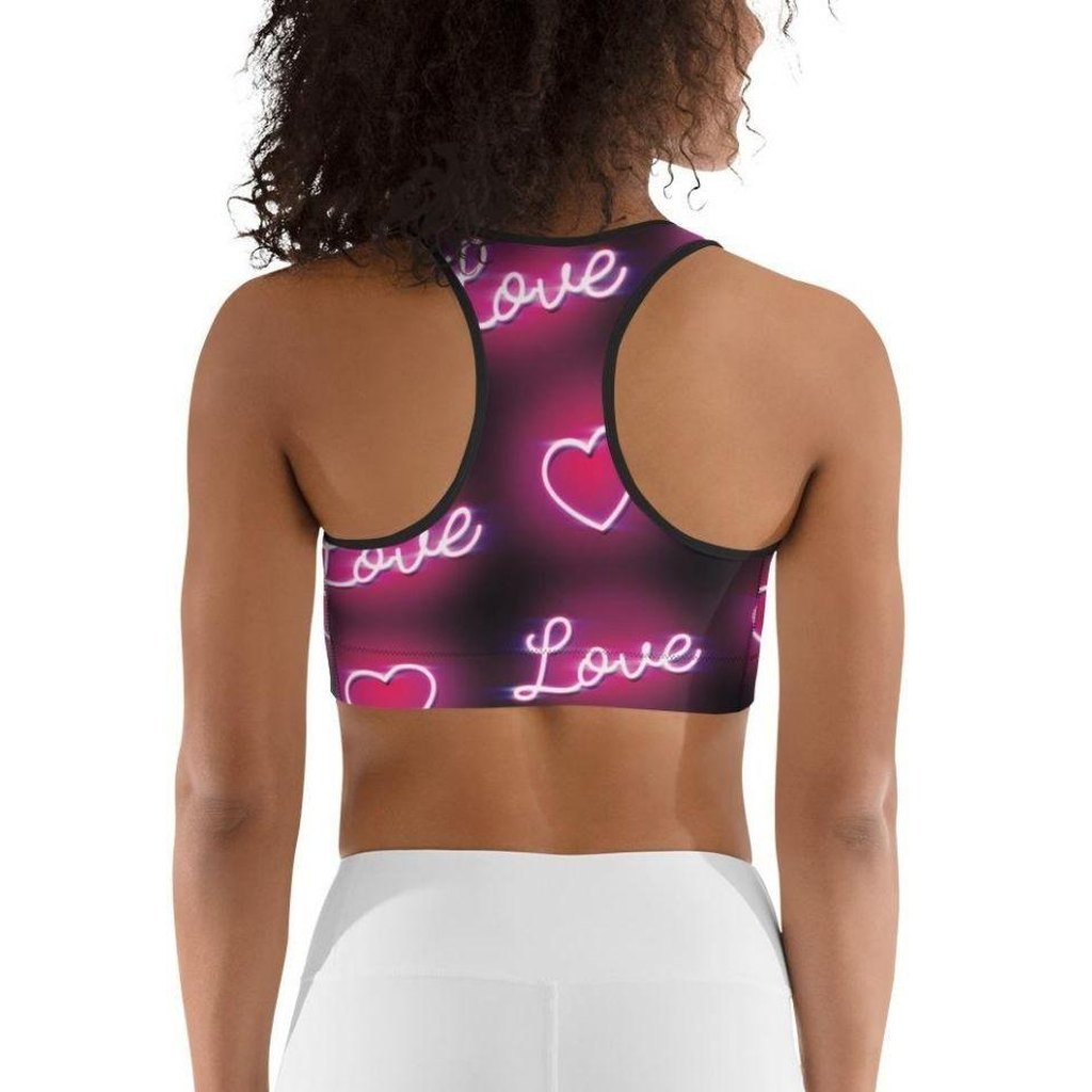 Neon Love Sports Bra