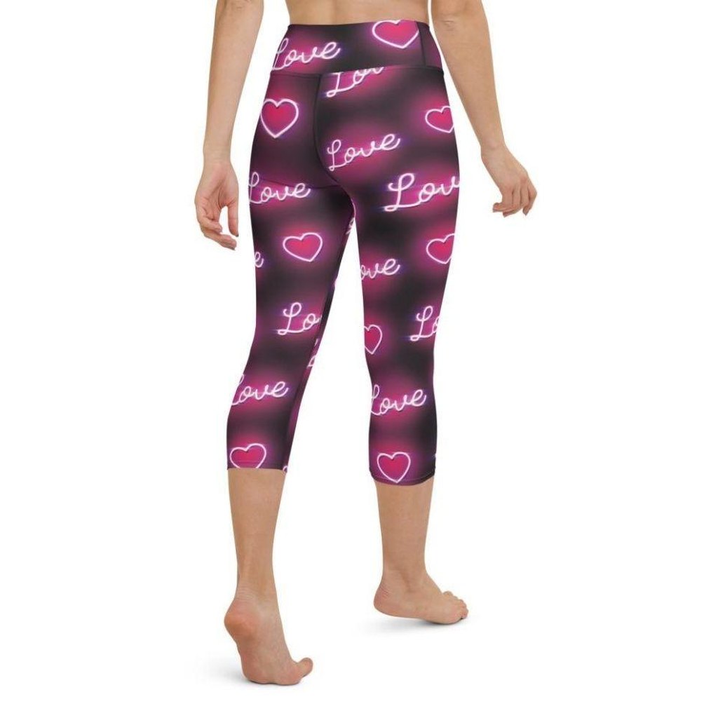 Neon Love Yoga Capris