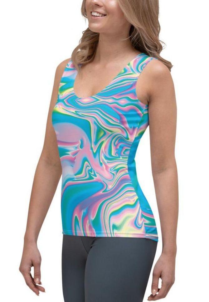 Neon Psychedelic Tank Top