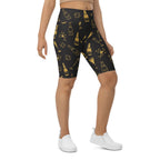 New Year Celebration Biker Shorts