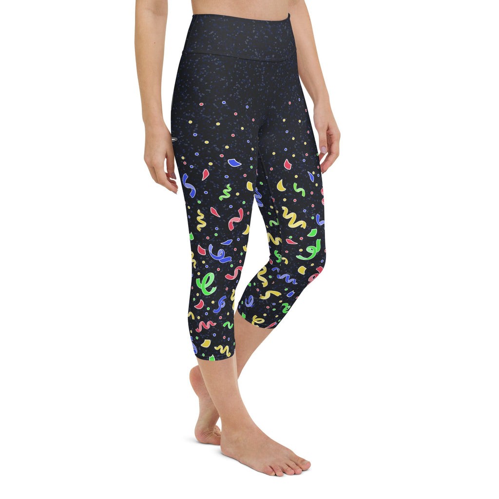 New Year Cheers Yoga Capris