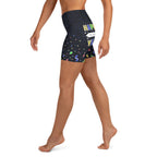 New Year Cheers Yoga Shorts