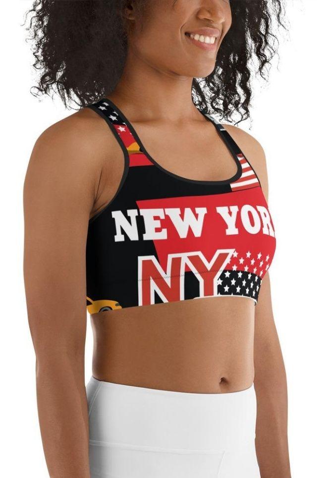 new york yankees sports bra
