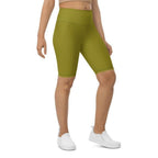 Olive Green Biker Shorts