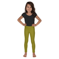 Olive Green Kid's Leggings