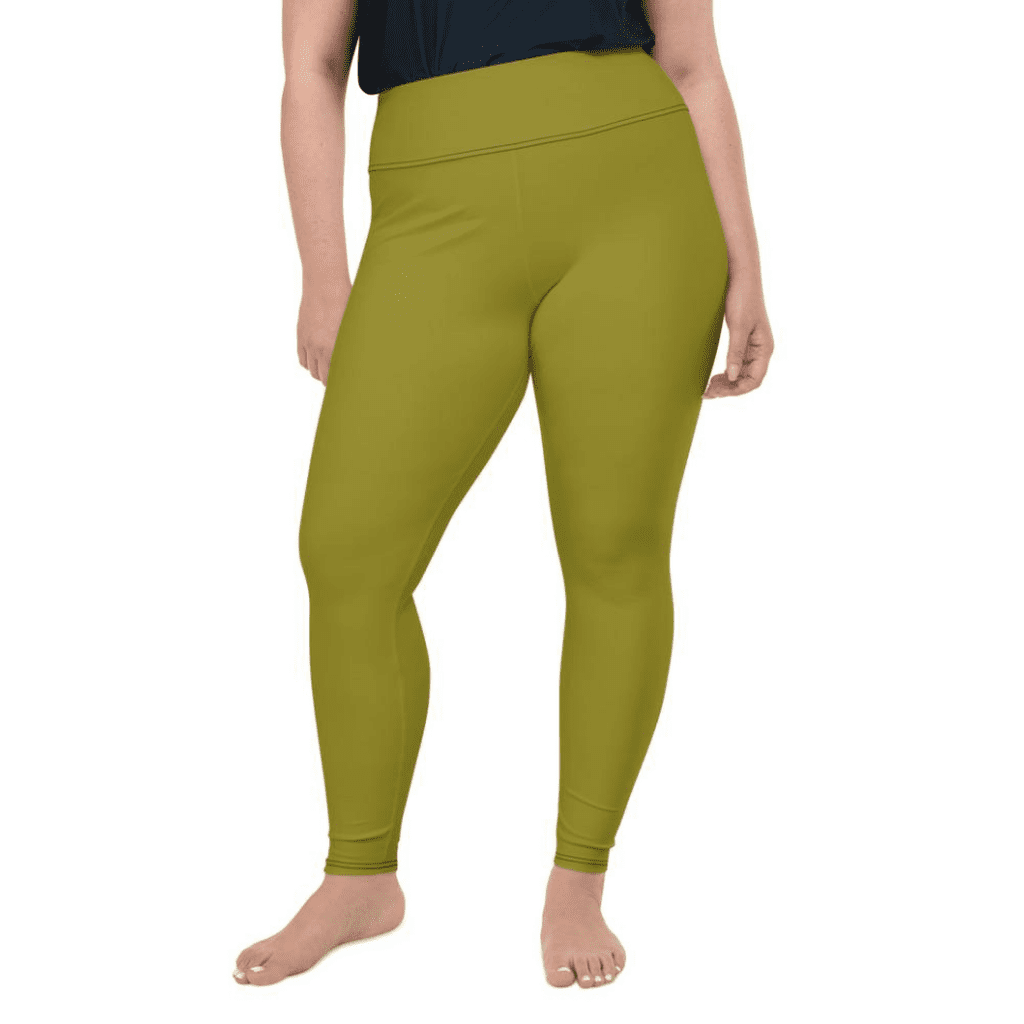 Olive Green Plus Size Leggings