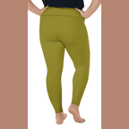 Olive Green Plus Size Leggings