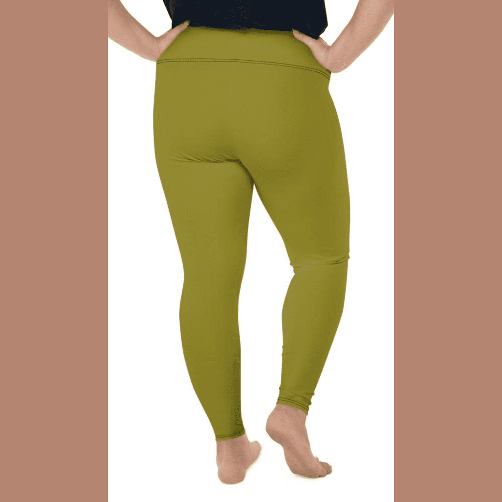 Olive Green Plus Size Leggings