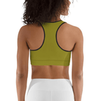 Olive Green Sports Bra