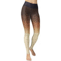 Ombre Coffee Beans Yoga Leggings - FiercePulse - Premium Workout Leggings - Yoga Pants