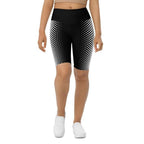 Optical Illusion Biker Shorts