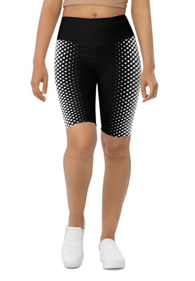 Optical Illusion Biker Shorts