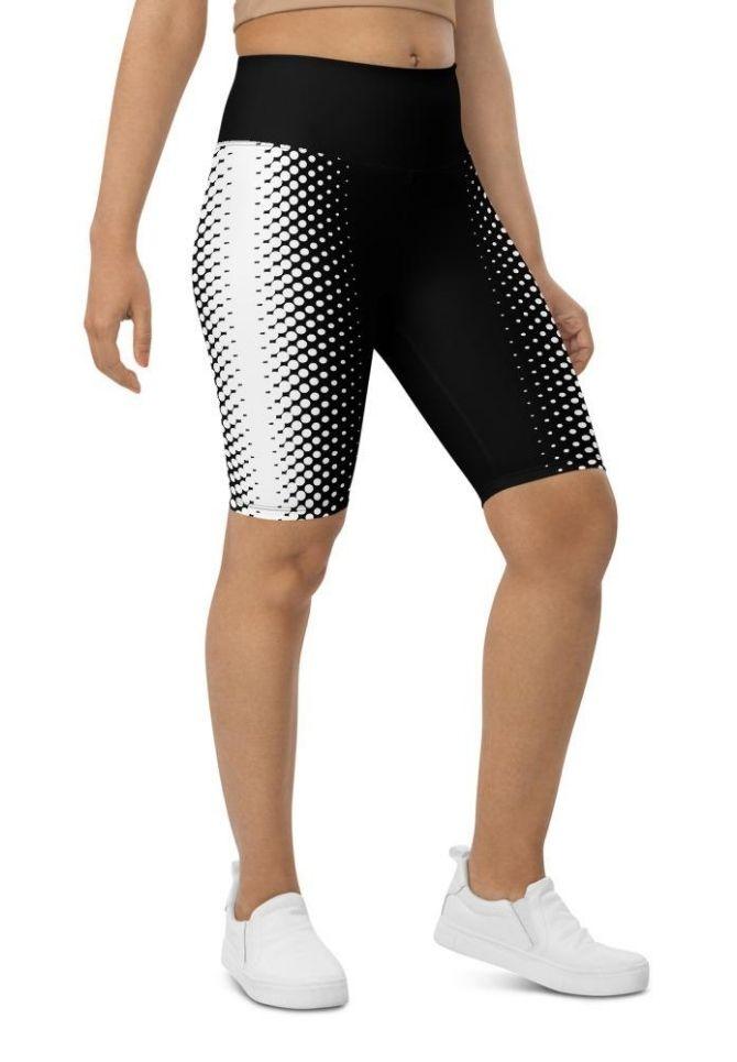 Optical Illusion Biker Shorts