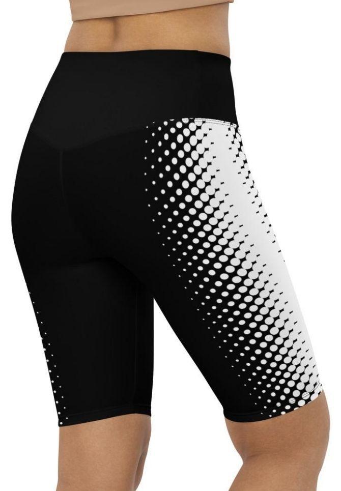 Optical Illusion Biker Shorts