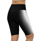 Optical Illusion Biker Shorts