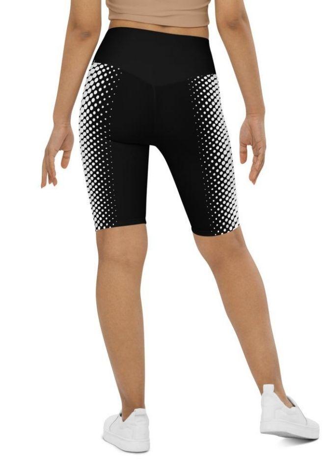 Optical Illusion Biker Shorts
