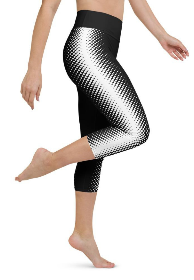 Optical Illusion Yoga Capris