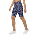 Paisley Floral Biker Shorts