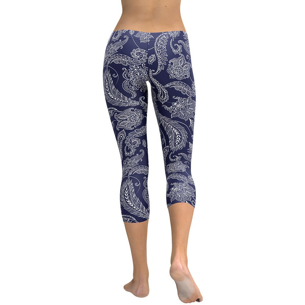 Paisley Floral Capris