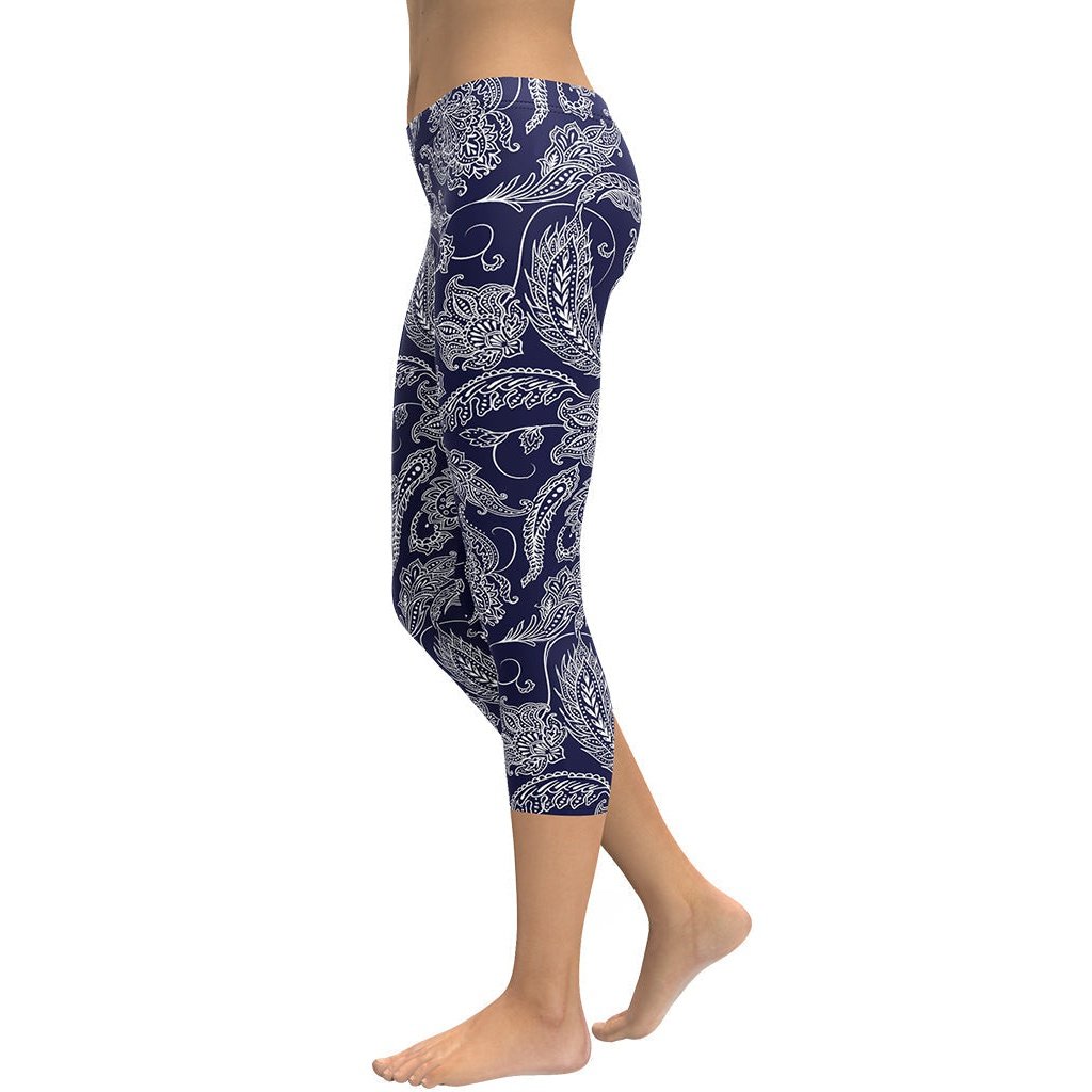 Paisley Floral Capris