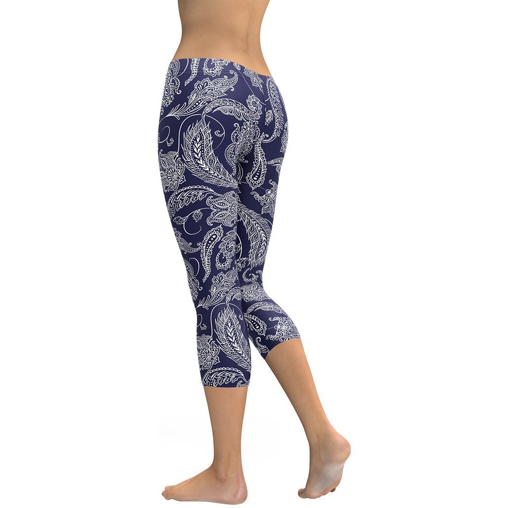 Paisley Floral Capris
