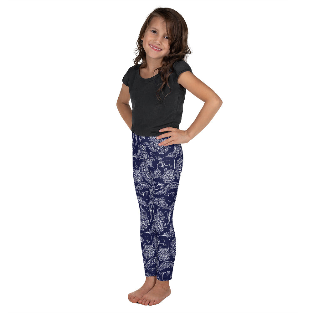 Paisley Floral Kid's Leggings