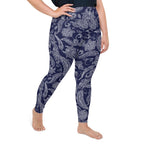 Paisley Floral Plus Size Leggings