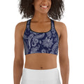 Paisley Floral Sports Bra