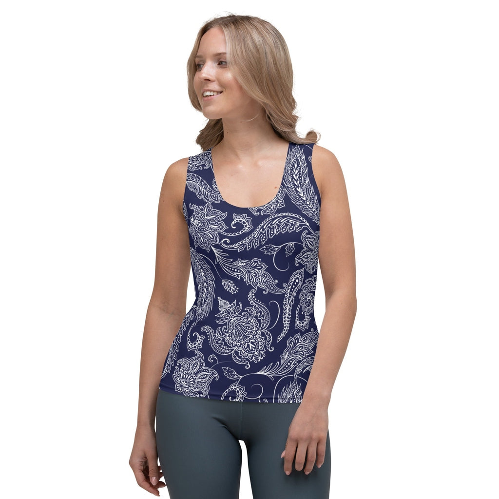 Paisley Floral Tank Top