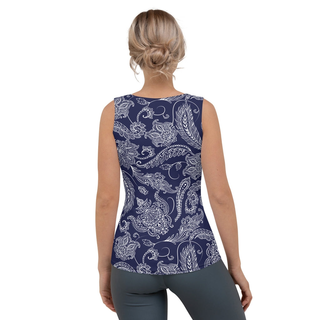 Paisley Floral Tank Top